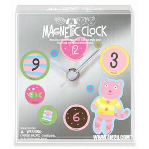 4M2U - Magnetli Saat - Kedi Cartin