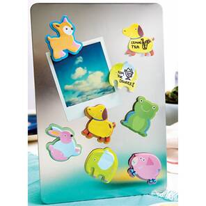 4M2U - Memo Magnet - Kağıtlı Post-it - Tavşan/Ceylan/Fil/Baykuş