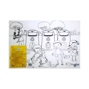 AKADEMİ ÇOCUK - Funny Mat - Çevre ve Temizlik 48*33.5 cm