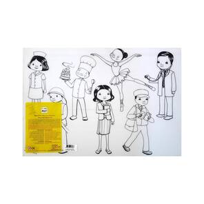 AKADEMİ ÇOCUK - Funny Mat - Meslekler 48*33.5 cm