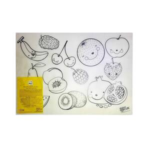 AKADEMİ ÇOCUK - Funny Mat - Meyveler 48*33.5 cm
