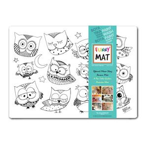 AKADEMİ ÇOCUK - Funny Mat - Saşkın Baykuşlar 68*48 cm
