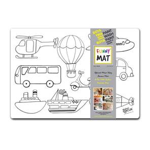 AKADEMİ ÇOCUK - Funny Mat - Taşıtlar 48*33.5 cm