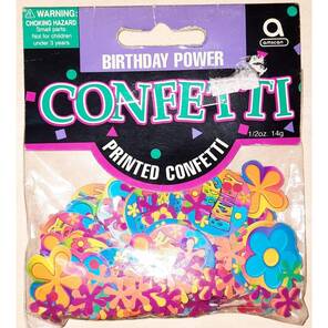 AMSCAN - Doğumgünü Çiçeği Konfeti