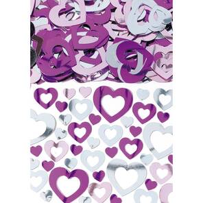 AMSCAN - Pırıltılı Kalpler Konfeti