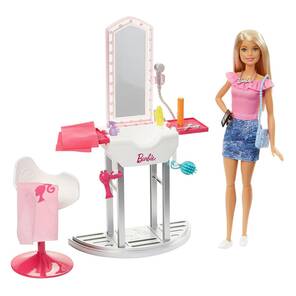 Barbie Bebek ve Oda Setleri Kuaför  FJB36