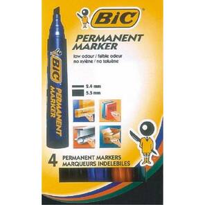 BIC - 4'lü Kalıcı Markör