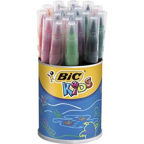 BIC Kids - Visaquarelle  Fırça Uçlu Keçeli Kalem - 18 Renk