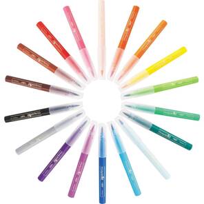 BIC Kids - Visaquarelle  Fırça Uçlu Keçeli Kalem - 18 Renk