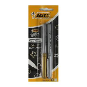 BIC Marking Color - Altın/Gümüş Kalıcı Markör