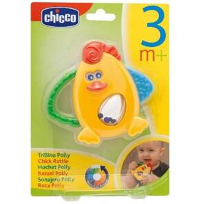 CHICCO - Civciv Tasarımlı Diş Kaşıyıcı Çıngırak