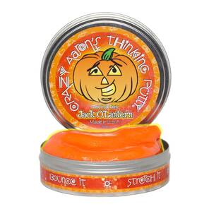 CRAZY AARON'S THINKING PUTTY - Karanlıkta Parlayan Turuncu Macun - Jack O'Lantern