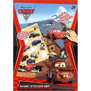 DISNEY Cars - Sihirli Çıkartma Seti