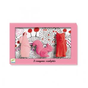 DJECO - 3'lü Pastel Boya / Kedi, Fare, Sincap