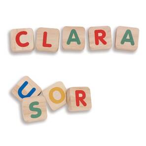 DJECO - Ahşap Manyetik Harfler - 60 Parça