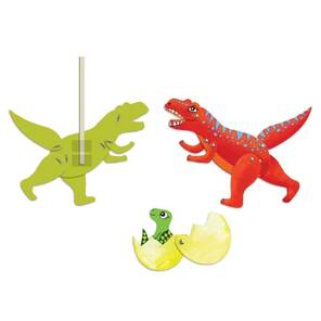 DJECO - Boyanabilir Kağıt Oyuncaklar - Dinozorlar
