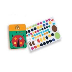 DJECO - Eğitici Çıkartmalar - Şekiller