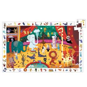 DJECO - Posterli Yapboz - Hayvanlar Sirki - 35 Parça