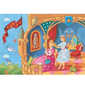 DJECO - Prenses ve Kurbağa - Çocuk Yapboz - 36 Parça