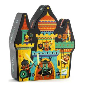 DJECO - Renkli Kale - Çocuk Yapboz - 54 Parça