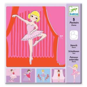 DJECO - Resim Boyama Şablonları - Bale