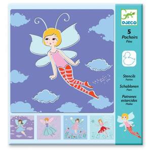 DJECO - Resim Boyama Şablonları - Periler