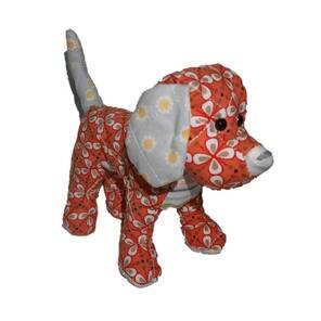 DOUGLAS - Quilti - Küçük Turuncu Kumaş Köpek