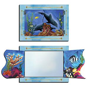 ENCHANTMINTS - Temalı Kapaklı Ayna - Yunuslarla Oyun