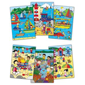 GALT - Suyla Boyama Kitabı - Deniz Kenarında