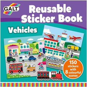 GALT -Yeniden Kullanılabilir Sticker Kitabı - Araçlar