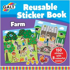 GALT - Yeniden Kullanılabilir Sticker Kitabı - Çiftlik