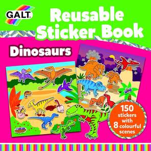 GALT - Yeniden Kullanılabilir Sticker Kitabı - Dinozorlar