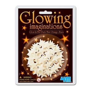 Glow Mini Stars Orange/ Mini Yildizlar Turuncu