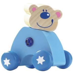 HABA - Tekerlekli Ahşap Sevimli Ayıcık