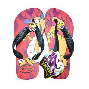 HAVAIANAS - Çocuk Plaj Terliği - Kırmızı / Canavar Desenli