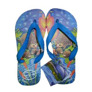 HAVAIANAS - Çocuk Plaj Terliği - Mavi / Kirpi Desenli