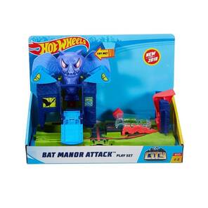 HOT WHEELS - Şehirde Yaratık Macerası Oyun Seti - Yarasa Şato Kapışması