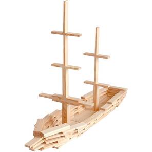 KAPLA - Ahşap Tasarım Seti - 100 Parça