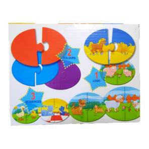 LISCIANI - Bebek Dahi - 3 Oyun Bir Arada - 8x2 Yapboz