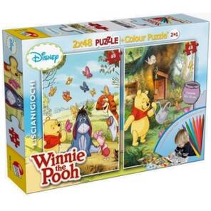 LISCIANI - Disney Çift Yüzlü Yapboz - 2x48 Parça