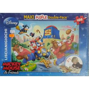 LISCIANI - Disney Maxi Çift Yüzlü Yapboz - 108 Parça