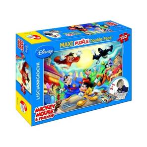 LISCIANI - Disney Mickey Maxi Çift Yüzlü Yapboz - 150 Parça