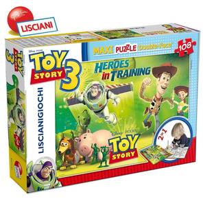 LISCIANI - Disney Toy Story Maxi Çift Yüzlü Yapboz - 108 Parça