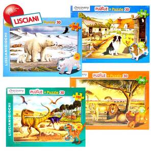 LISCIANI - Doğal Ortam Keşif + 3D Yapboz - 150 Parça
