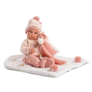 Llorens Bimba Pijama Rosa Con Cambiador 35cm