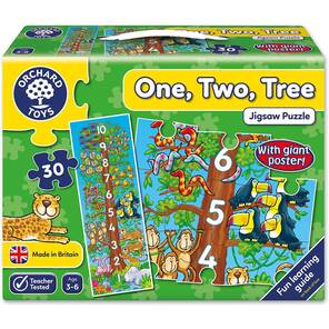 ORCHARD - 1,2,3 Sayı Ağacı - 30 Parça Yapboz +Dev Poster