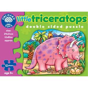 ORCHARD - Küçük Triceratops - 12 Parça Çift Taraflı Yapboz