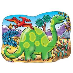 ORHCARD - Küçük Diplodocus - 12 Parça Çift Taraflı Yapboz