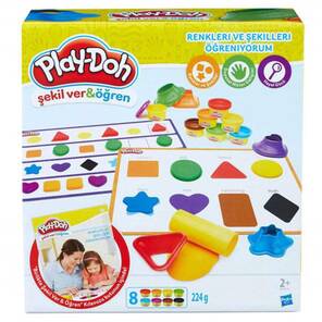 Play-Doh Renkleri ve Şekilleri Öğreniyorum B3404