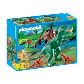 PLAYMOBIL - T-Rex with Velociraptors